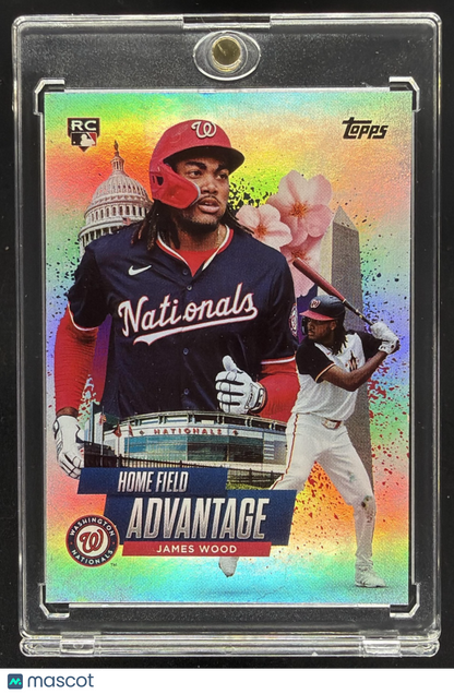 2025 Topps James Wood #HA-9 Homefield Advantage RC