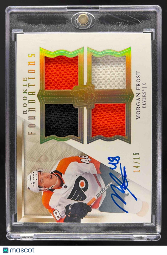 2019 Upper Deck The Cup Morgan Frost #F-FR Rookie Foundations RPA 14/15 RC