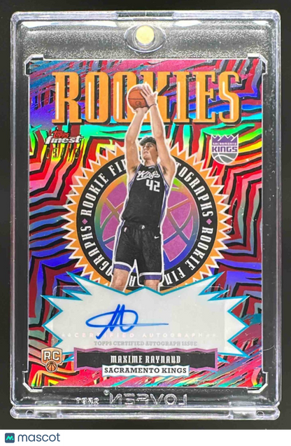 2025-26 Topps Finest Maxime Raynaud #RFA-MR Rookie Auto RC