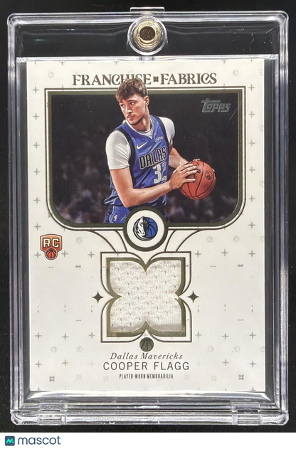2025-26 Topps Cooper Flagg #FF-CF Franchise Fabrics Patch RC