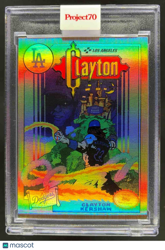 2021 Topps Project70 Clayton Kershaw #577 Rainbow Foil 7/70