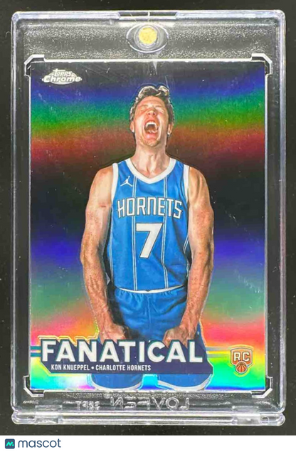 2025-26 Topps Chrome Kon Knueppel #FAN-24 Fanatical RC SSP