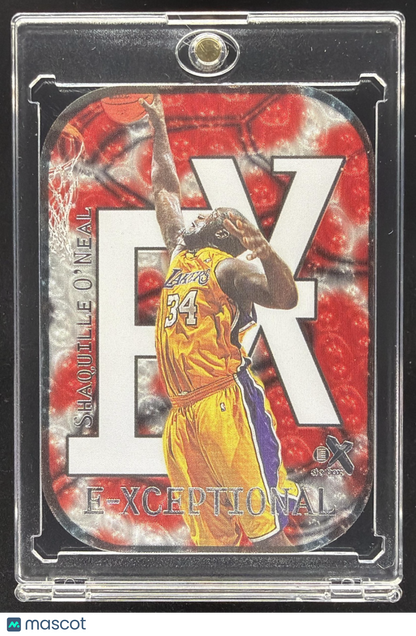 1999-00 Fleer E-X Shaquille O'Neal Die Cut