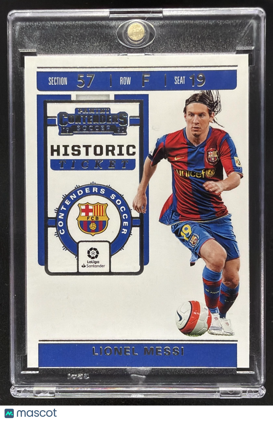 2019-20 Chronicles Lionel Messi Contenders Historic Ticket