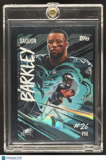 2025 Topps Chrome Saquon Barkley #UV-20 Ultra Violet SSP