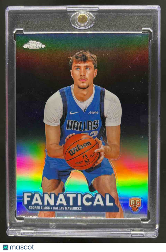 2025-26 Topps Chrome Cooper Flagg #FAN-21 Fanatical RC SSP