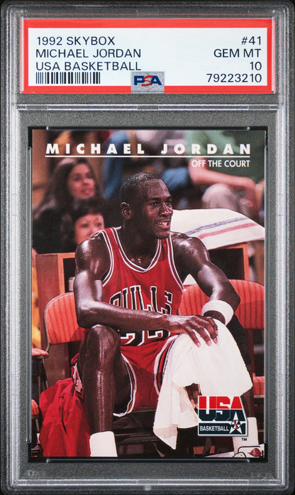 1992 Skybox Michael Jordan USA Basketball PSA 10 #41