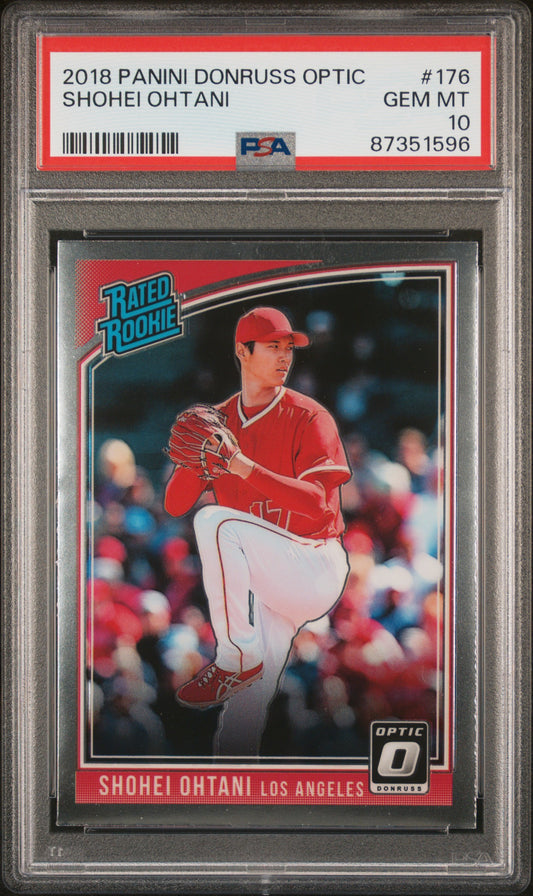2018 Optic Shohei Ohtani PSA 10 RC