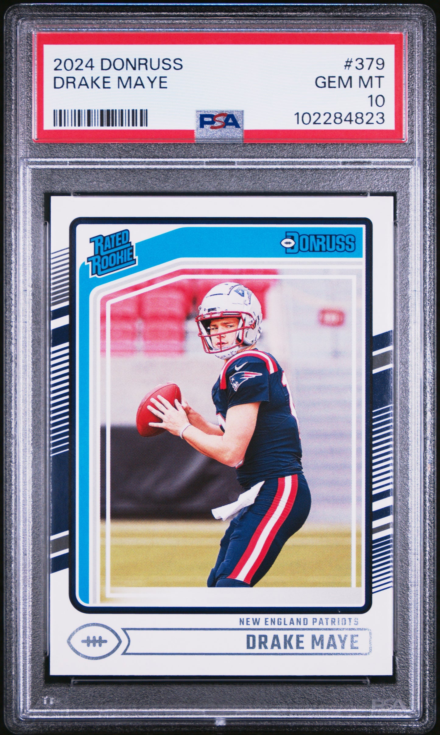 2024 Donruss Drake Maye PSA 10 RC