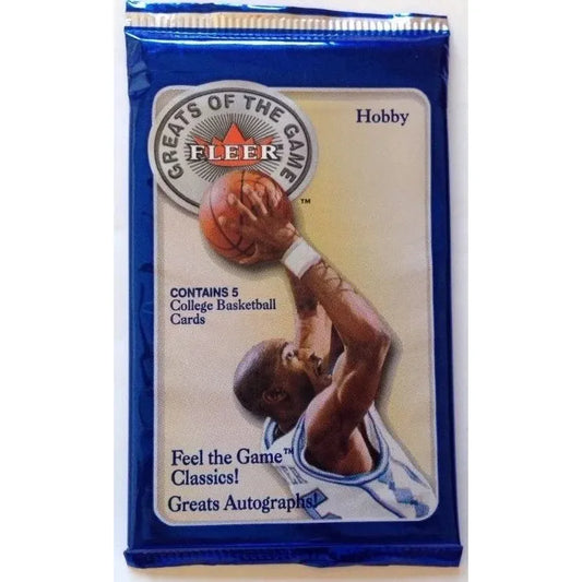 2001-02 Fleer Greats Of The Game Basketball Hobby Pack