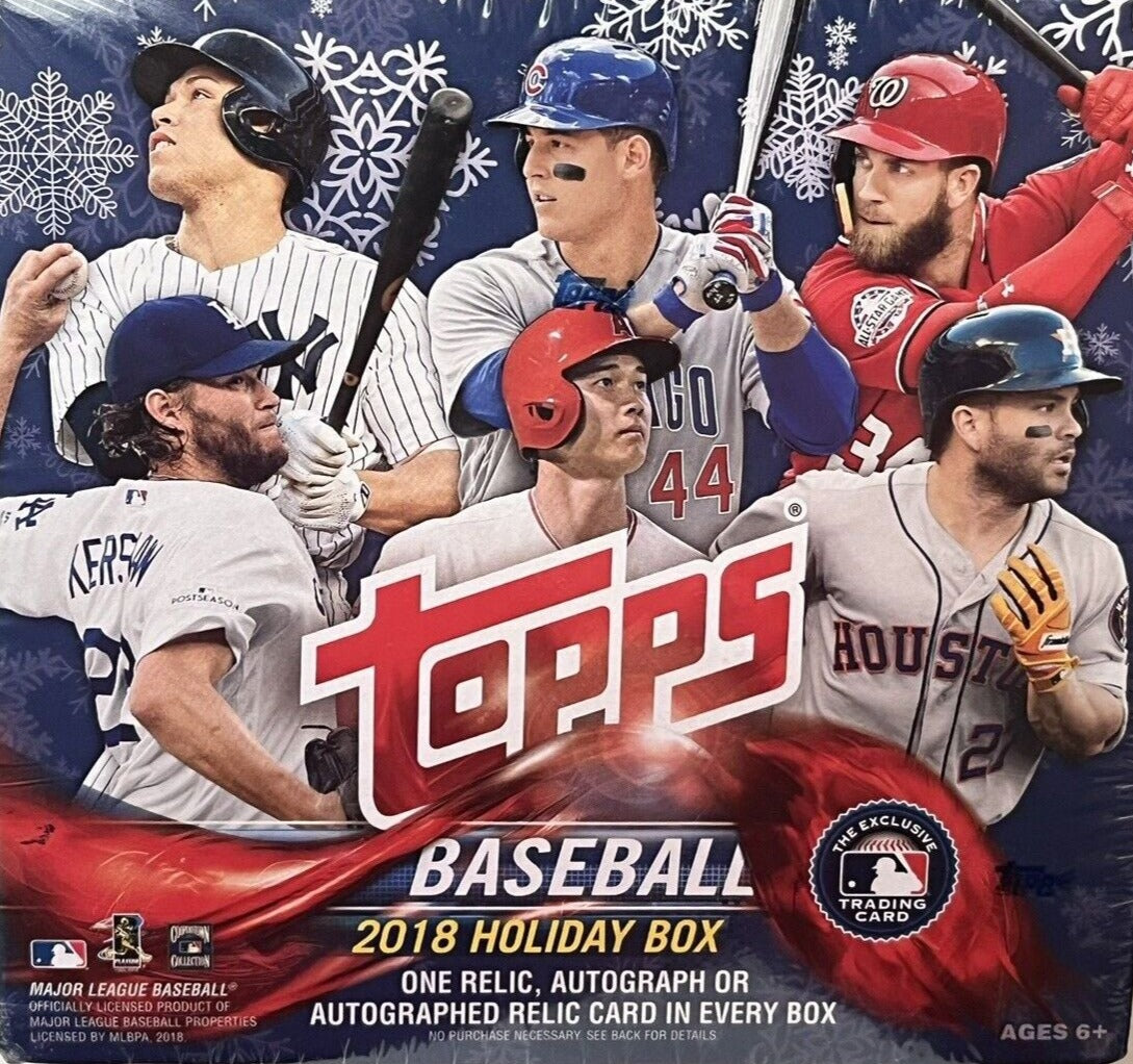 2018 Topps Holiday Box Baseball Box